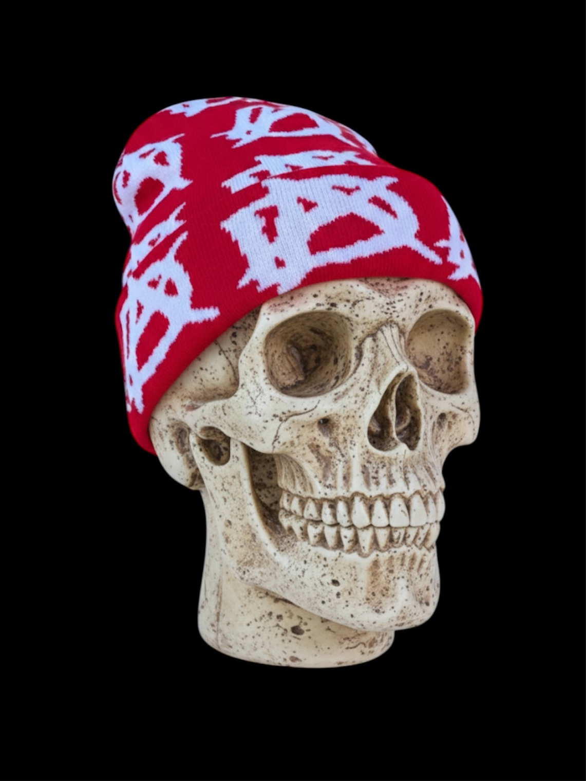 OUTLAW SKULLY - RED/WHITE